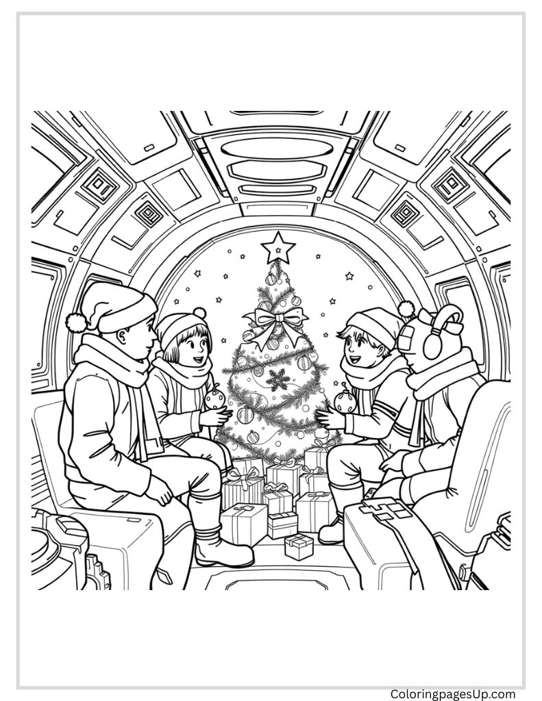 Christmas Color pages