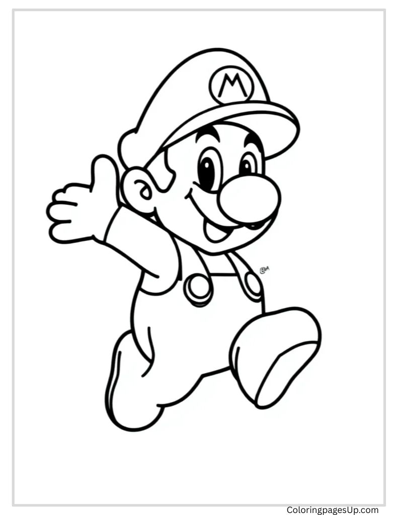 mario coloring pages
