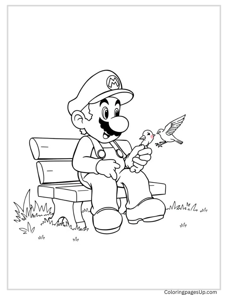 bird lover coloring pages