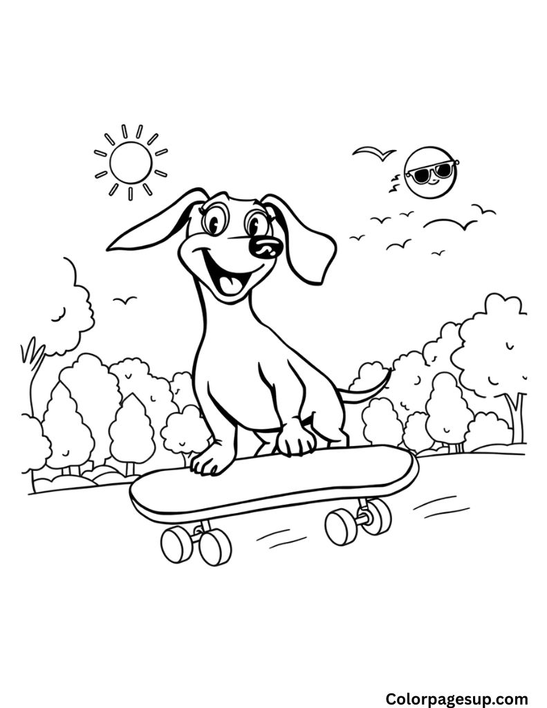 pets Color pages dogs