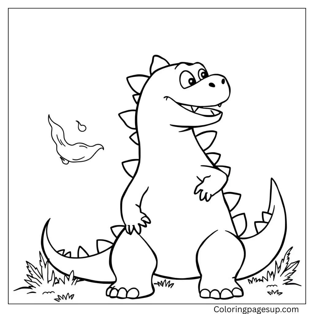 Godzilla coloring pages