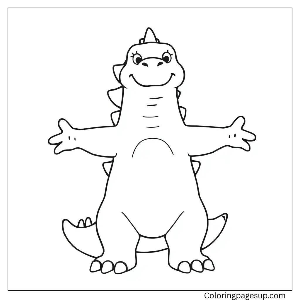 godzilla color sheet