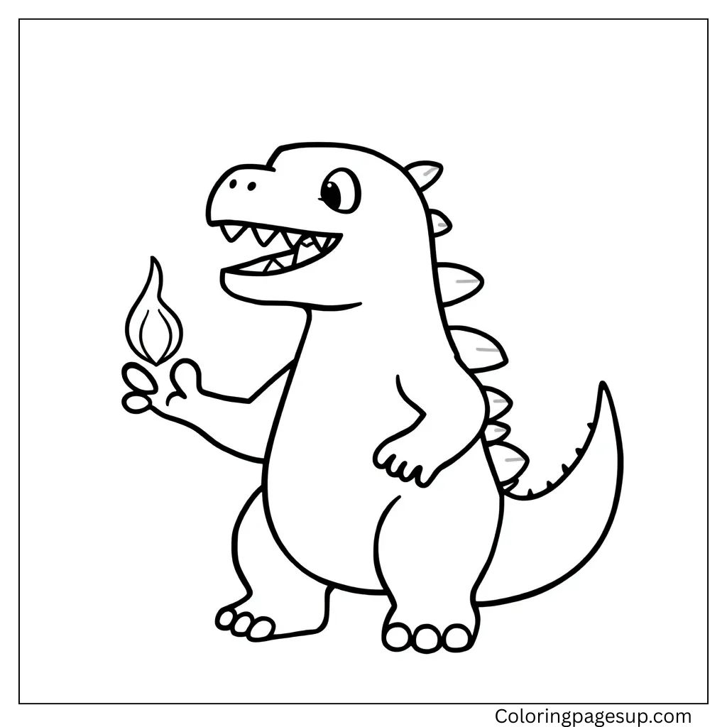 godzilla coloring sheets