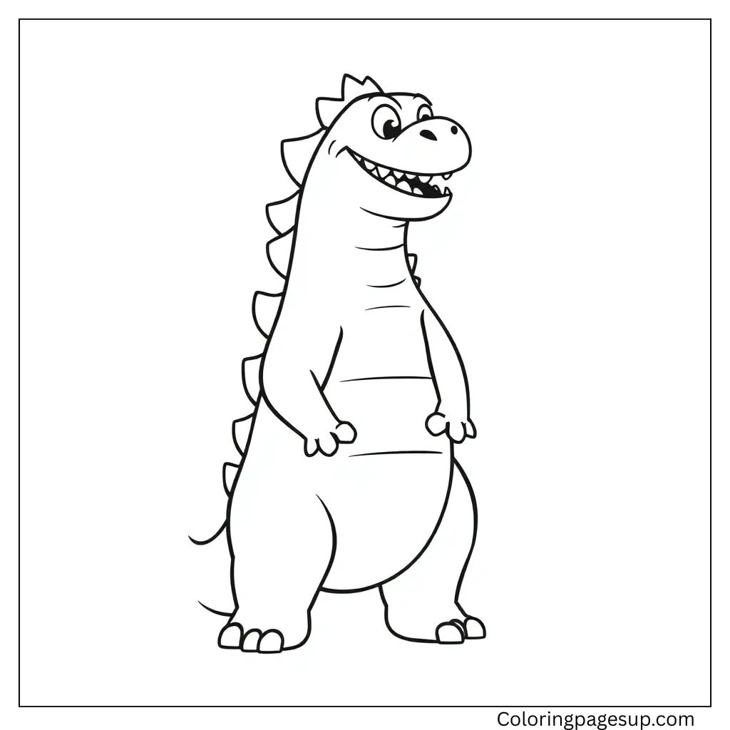 godzilla coloring pages