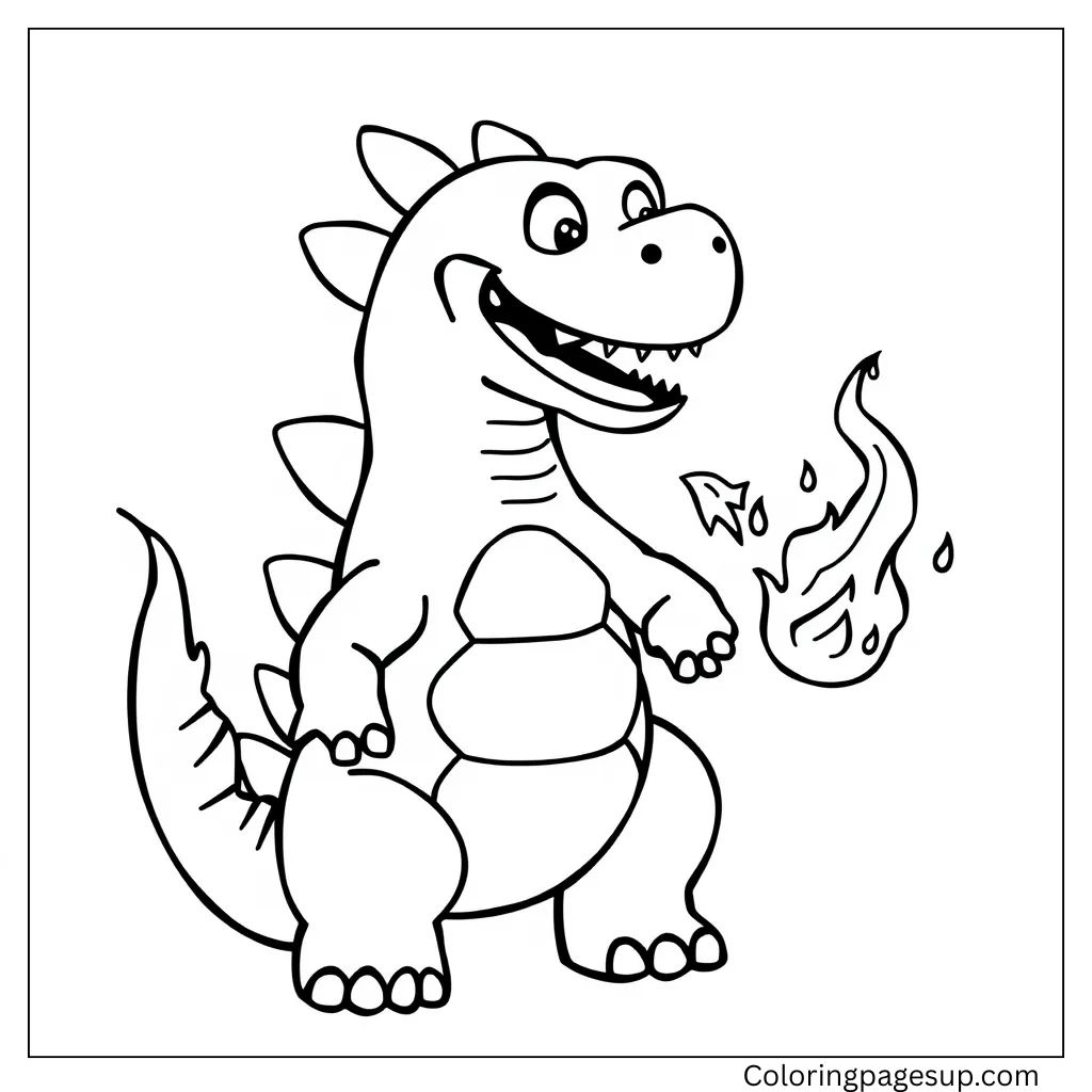 godzilla coloring pages