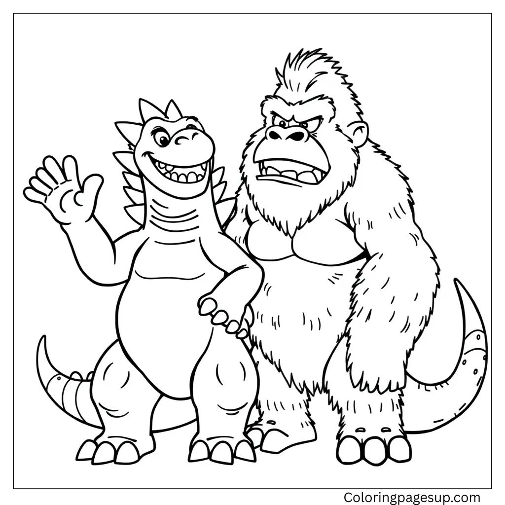 friendship coloring pages