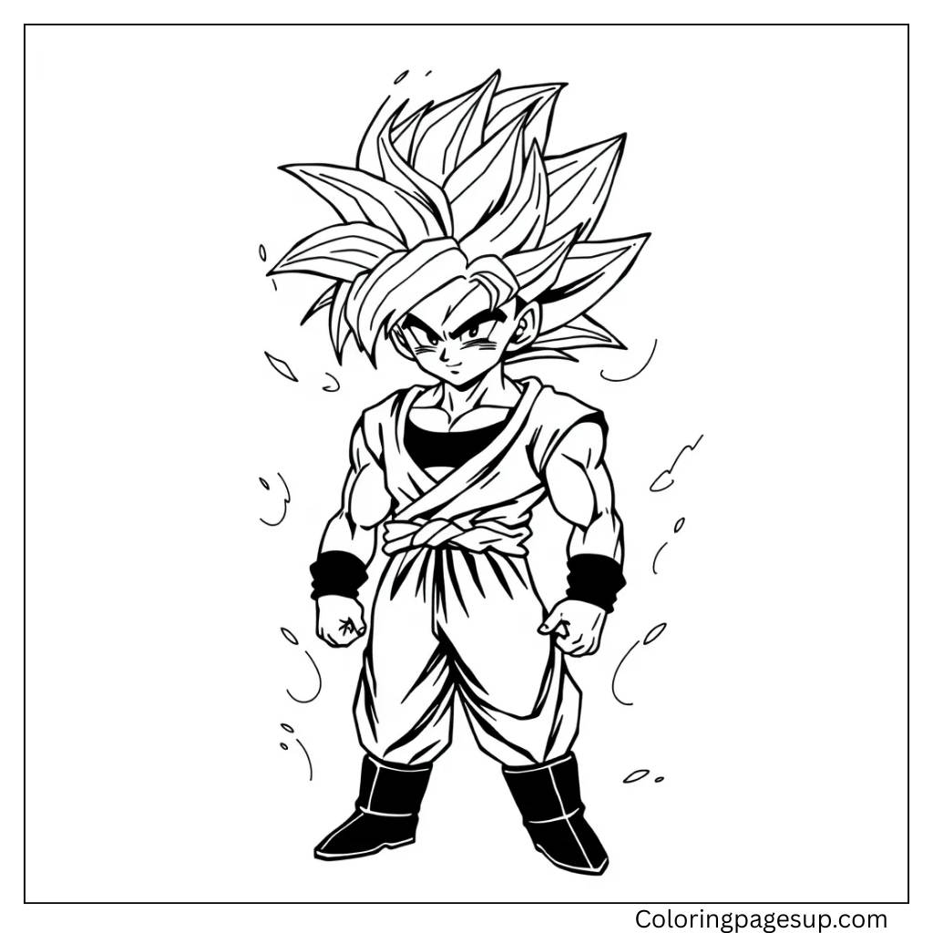 goku coloring pages