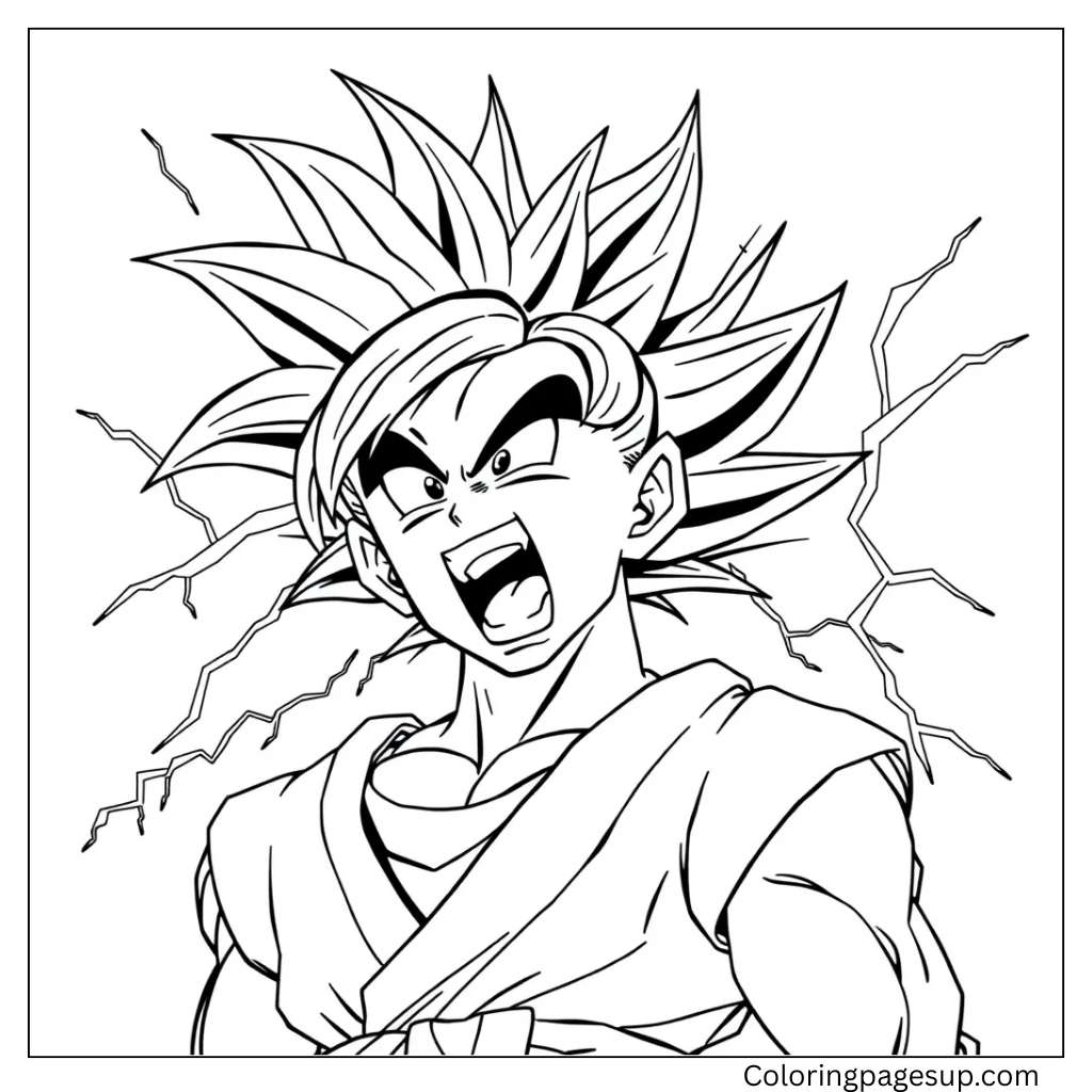goku coloring pages