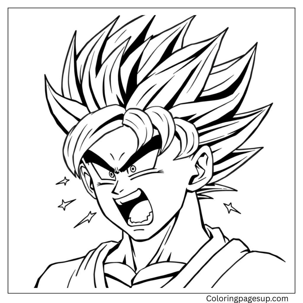 goku coloring pages