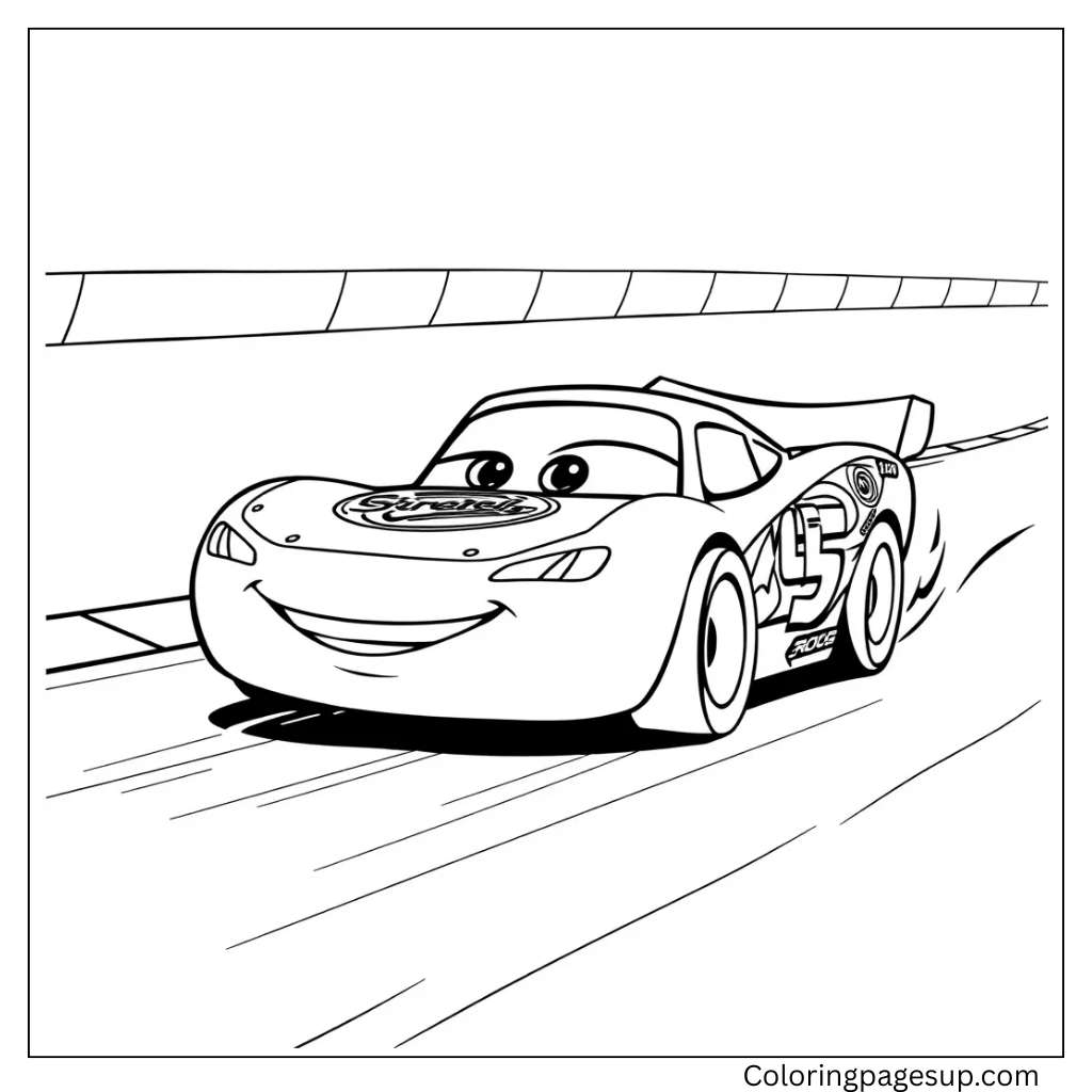 cars 2 lightning mcqueen coloring pages