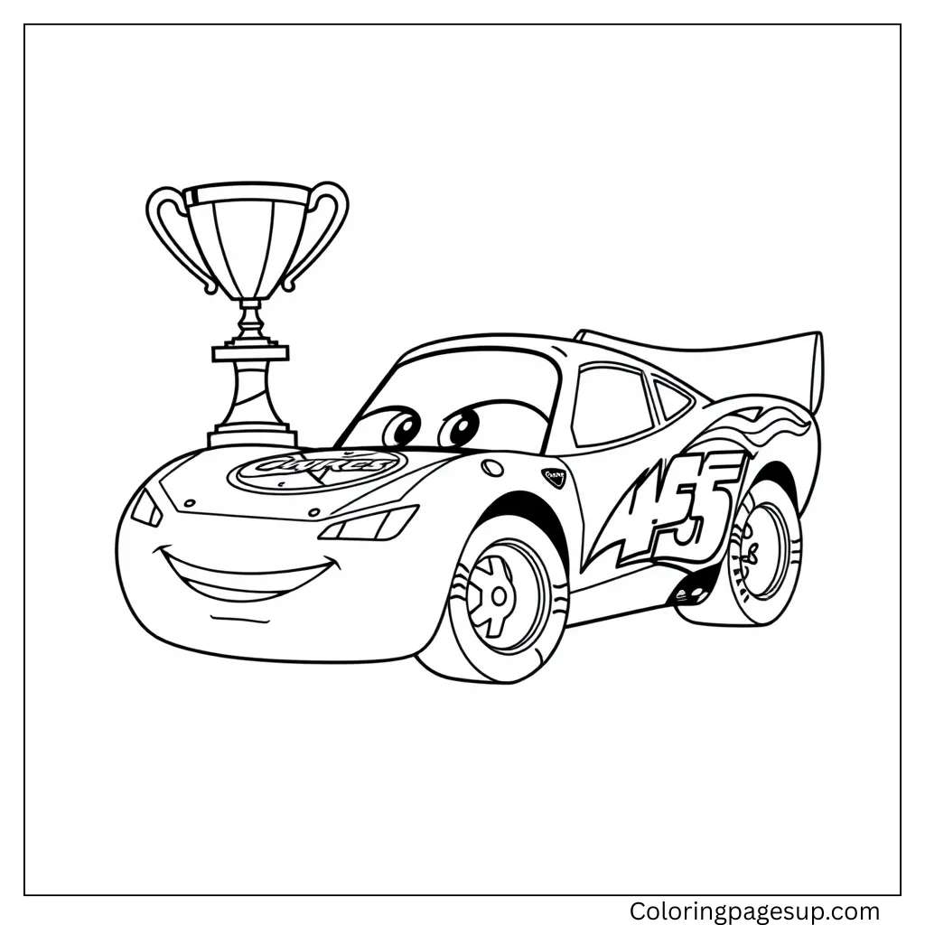 cars 2 lightning mcqueen coloring pages