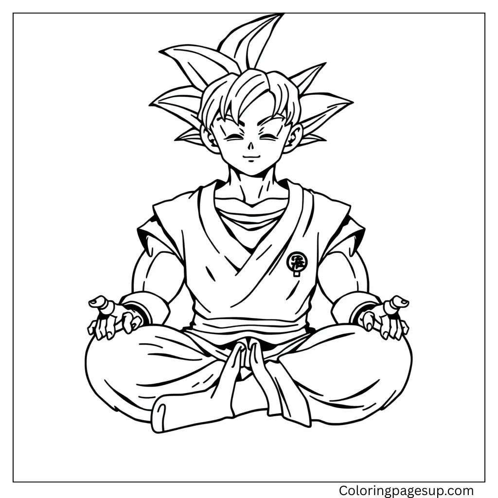 goku coloring pages
