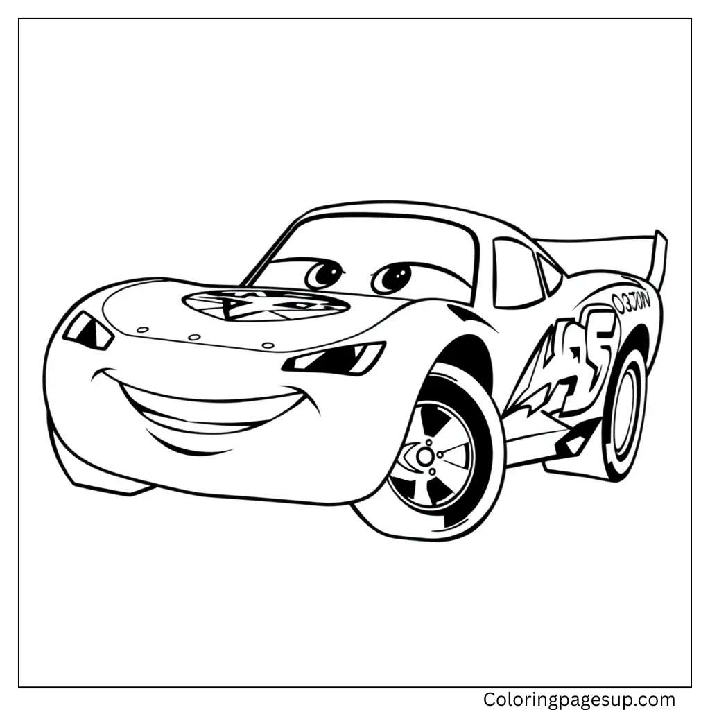 Cars Movie Coloring Pages