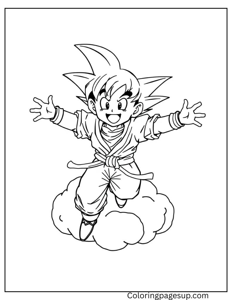 Son Goku Coloring Sheets