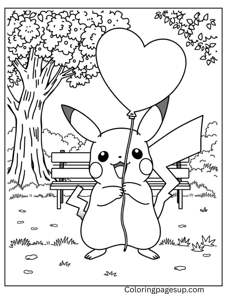 Pikachu coloring sheets