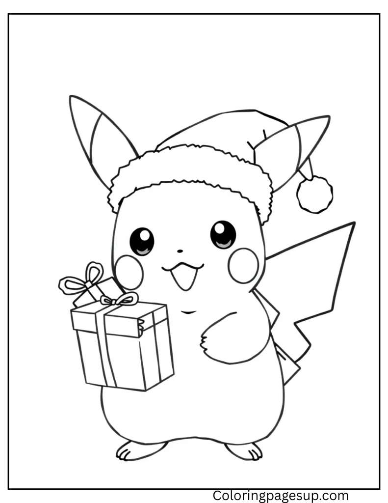 pikachu printable coloring pages
