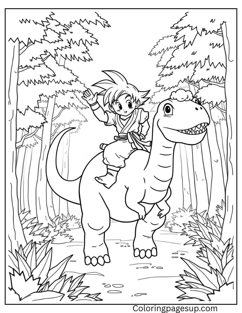 son goku coloring sheets