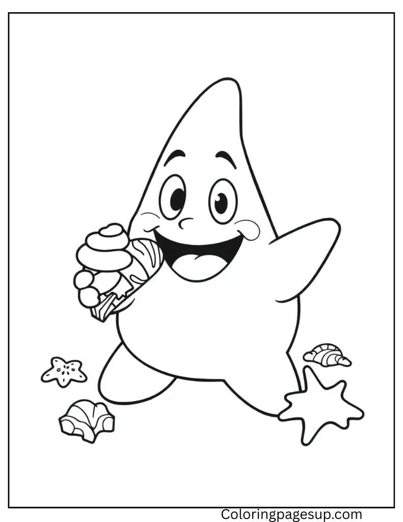 coloring pages patrick star