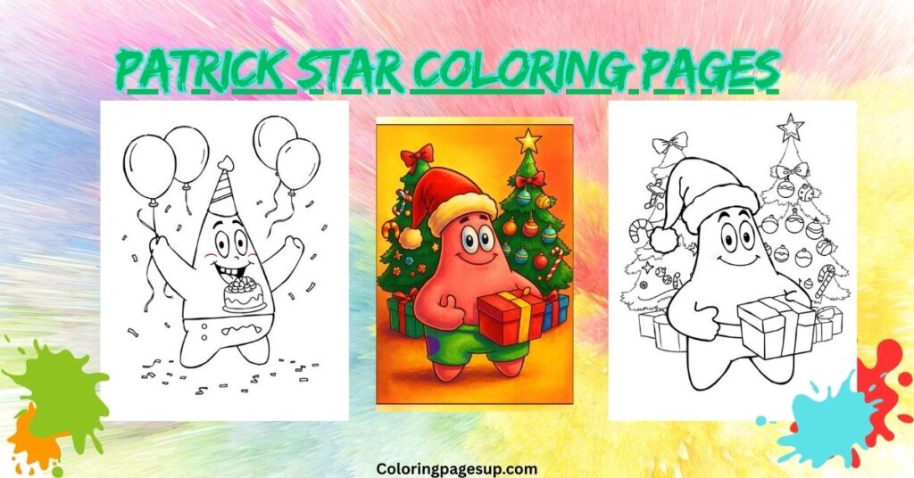 Patrick star coloring pages
