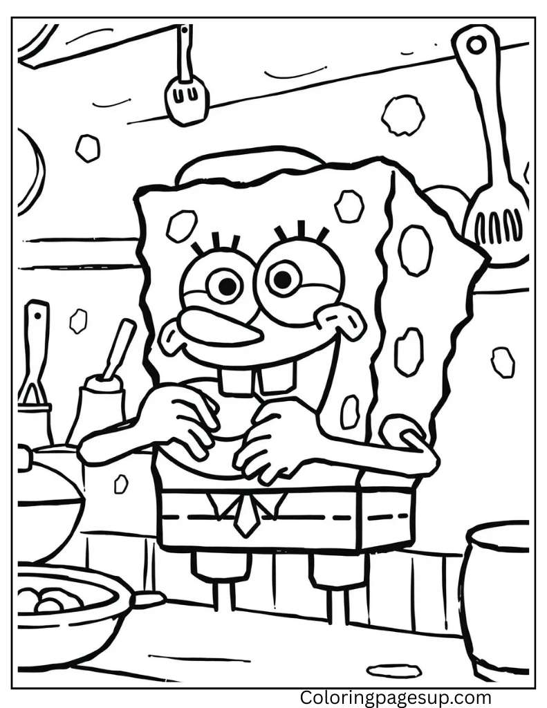 SpongeBob coloring pages
