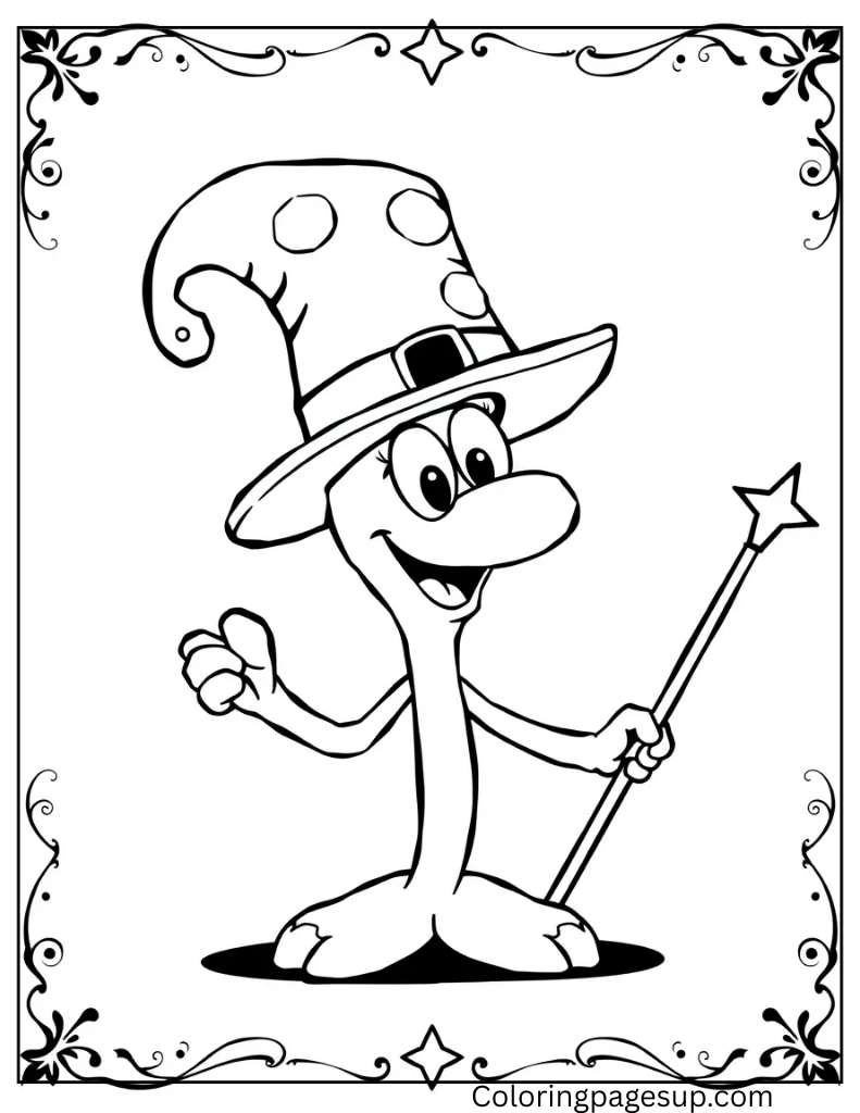 amphibia coloring pages sprig