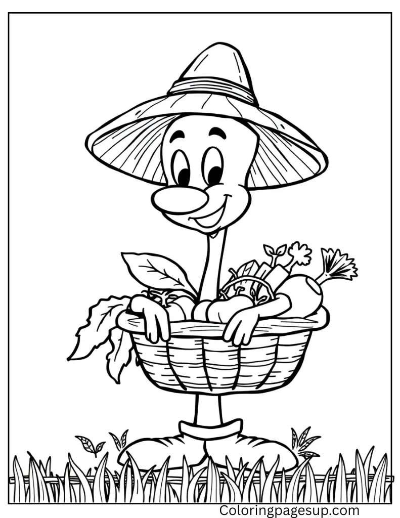 easy coloring pages for kids
