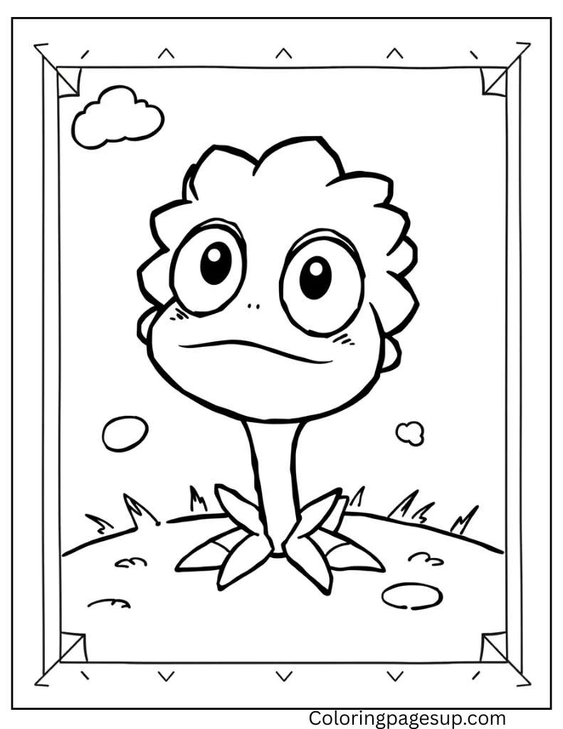 Sprig character coloring page