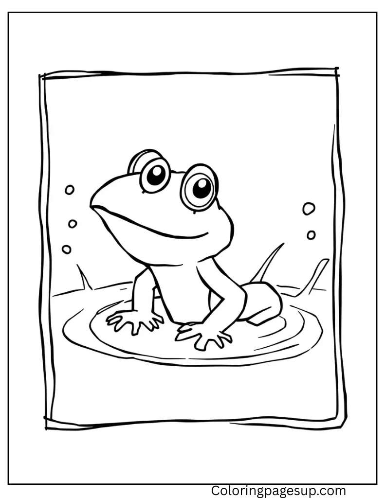 Toads coloring pages