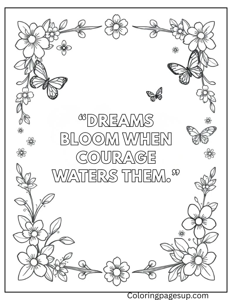 inspirational coloring pages