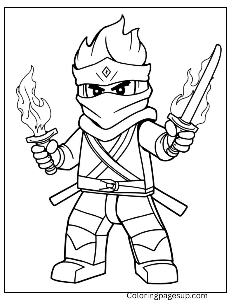 coloring ninjago pages