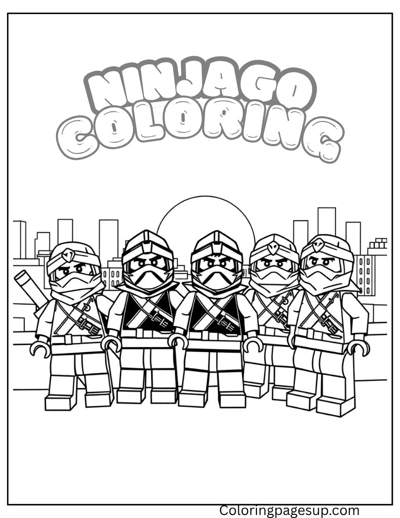 ninjago coloring