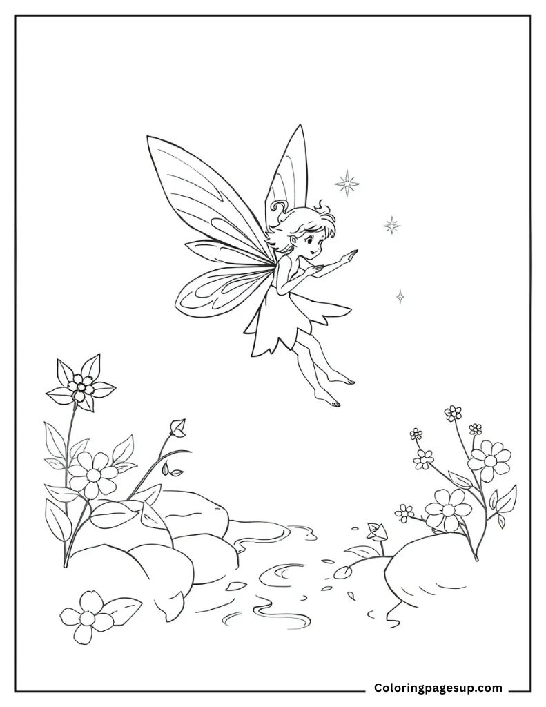 fairies coloring pages printable