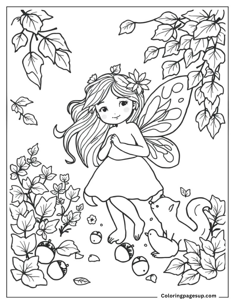 fairy coloring pages for adults