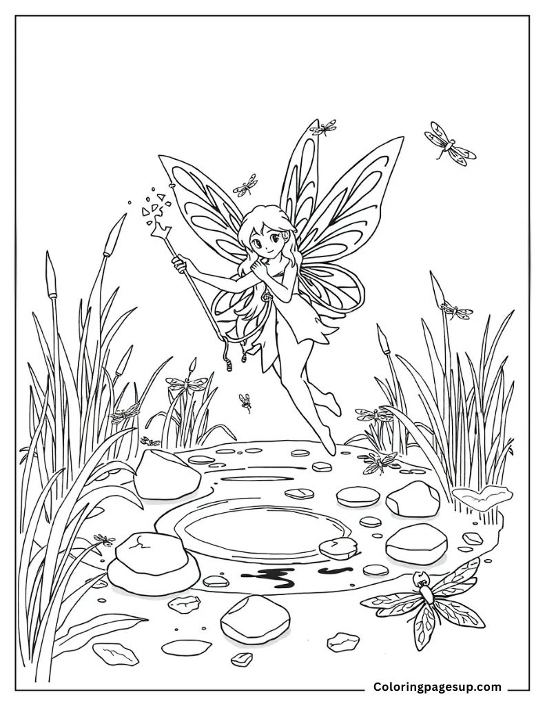 fairy coloring pages