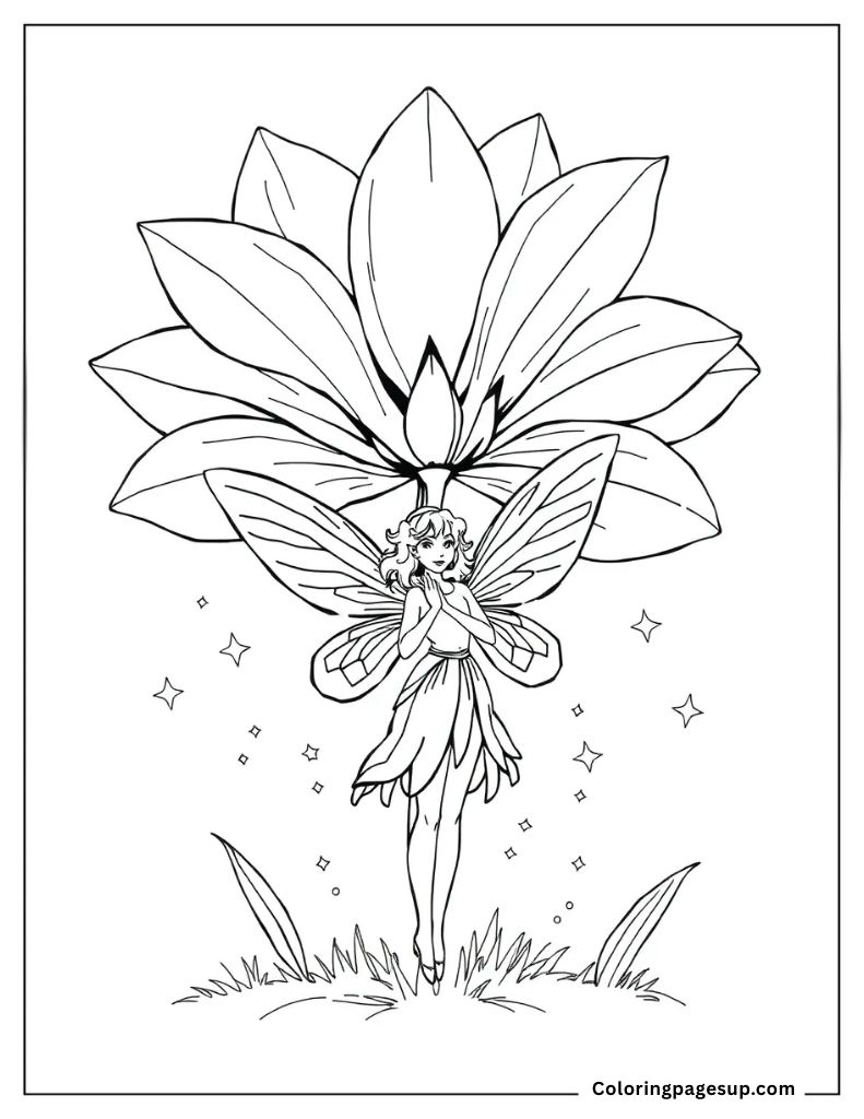 printable coloring pages of fairies