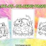 Axolotl coloring pages