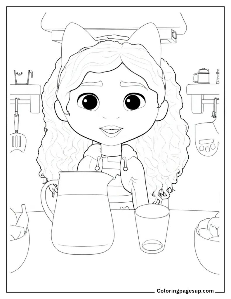 Gabby's Coloring sheets for kids