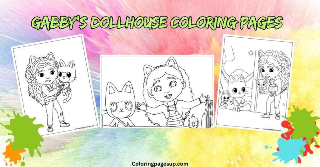 Gabby’s Dollhouse Coloring Pages
