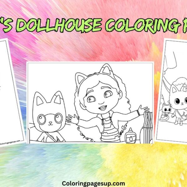Gabby’s Dollhouse Coloring Pages