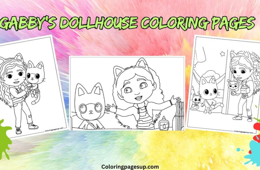 Gabby’s Dollhouse Coloring Pages