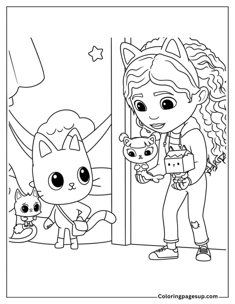 dollhouse coloring pages