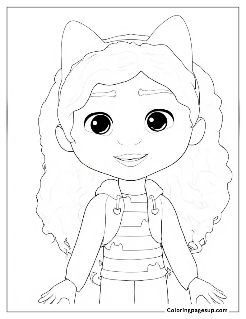 gabby's dollhouse coloring_