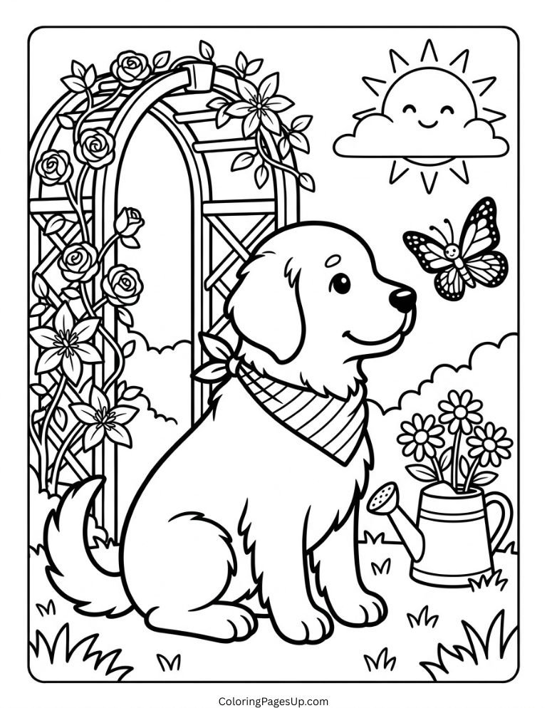 free printable dog puppy