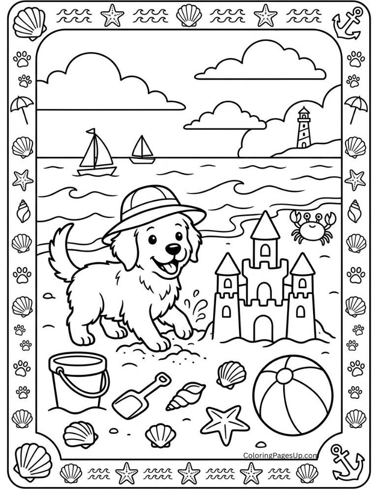 printable puppy sheet