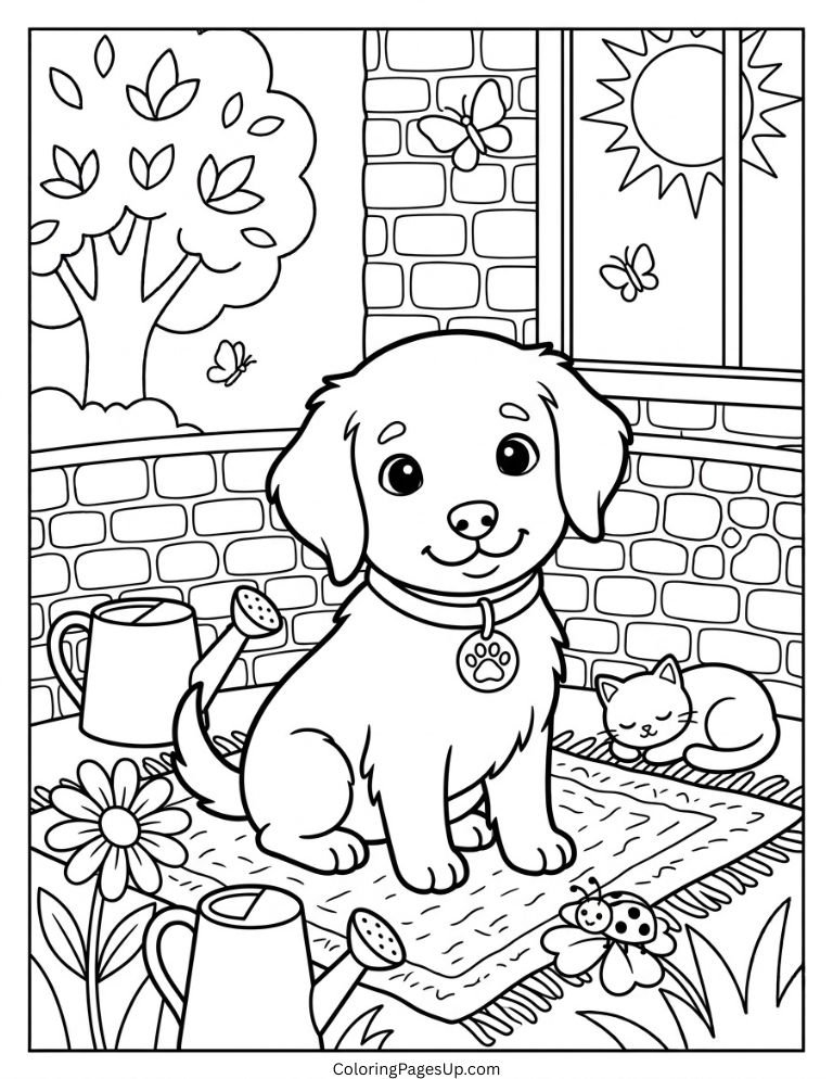 puppy drawing